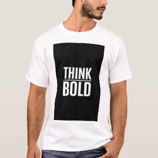 CAMISETA COM TEXTO EM NEGRITO IMPRESSO