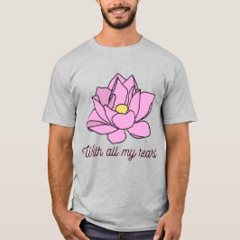 Camiseta Com Toda Minha Arte Rosa