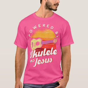 Camiseta Com Ukulele E Jesus Ukulele