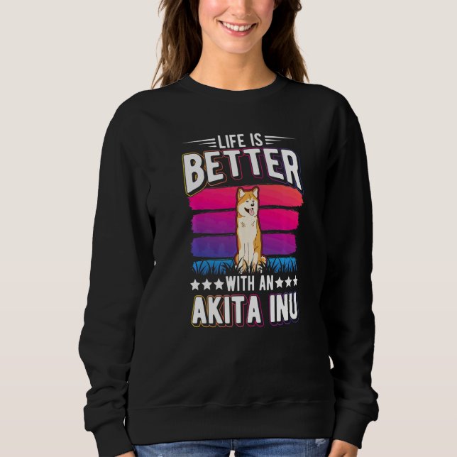 Camiseta Com Um Akita Inu (Frente)