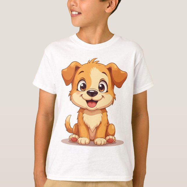 Camiseta com um cachorrinho fofo (Frente)