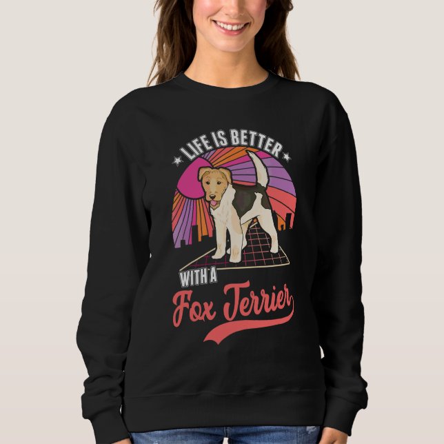 Camiseta Com um Fox Terrier (Frente)