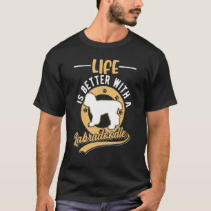 Camiseta Com Um Labradoodle