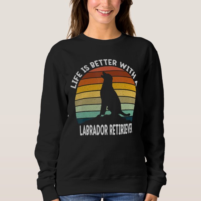 Camiseta Com um pai labrador retriever mãe lab pai lab (Frente)