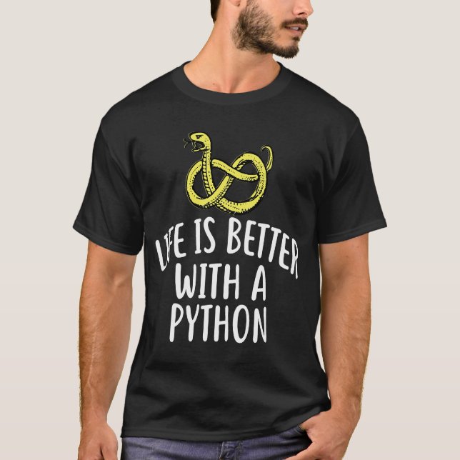 Camiseta Com um PYTHON (Frente)