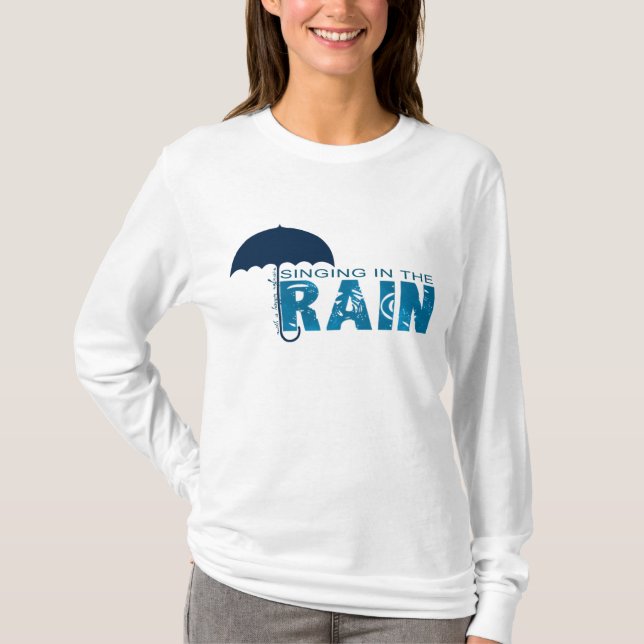 Camiseta Com um refrão feliz (Frente)