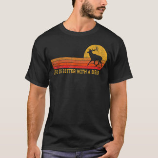 Camiseta Com Um Retro De Veado