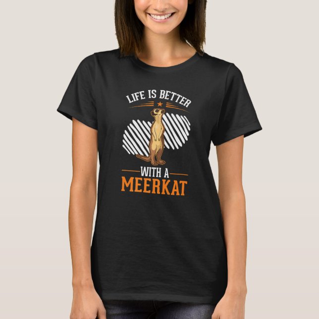 Camiseta com um suricata (Frente)