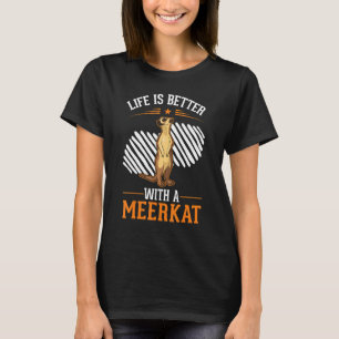 Camiseta com um suricata