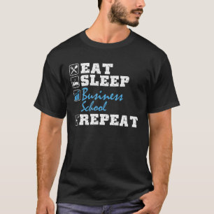 Camiseta Coma a Administração de negócios da Sleep Business