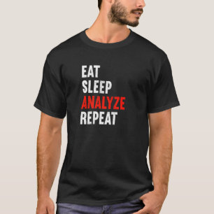 Camiseta Coma a análise de latência Repetir o Cientista do