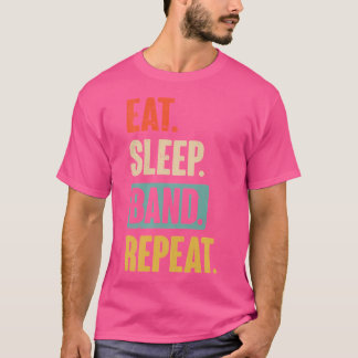 Camiseta Coma A Banda Do Sono Repetindo A Banda De Marcha E