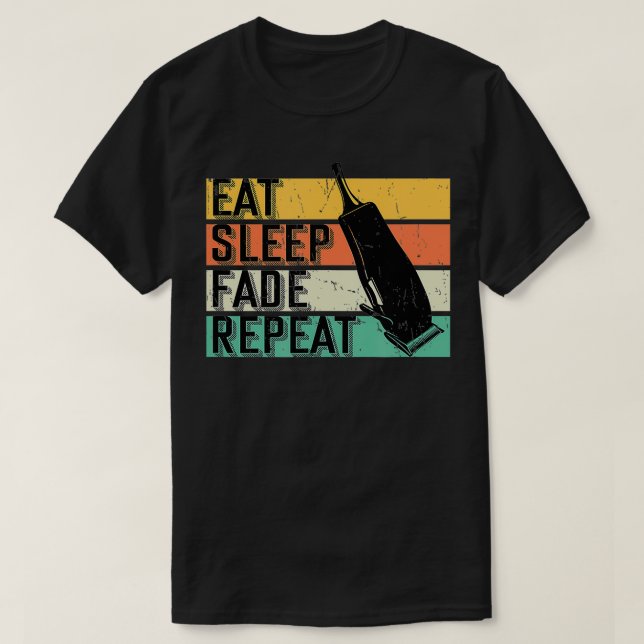 Camiseta Coma a barra de hairstylist do presente de barbeir (Frente do Design)