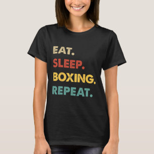 Camiseta Coma a boia do sono Repetir a boia engraçada