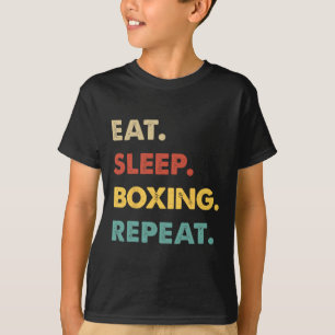 Camiseta Coma a boia do sono Repetir a boia engraçada