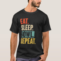 Coma a boia do sono Repetir Boliche engraçada retr