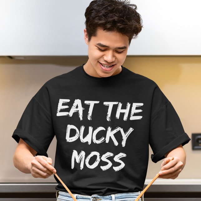 Camiseta Coma A Comida Japonesa Engraçada Do Moss Ducky Ita (Criador carregado)