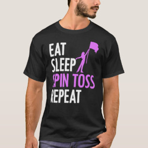 Camiseta Coma A Cor De Girar Do Sinalizador De Repetição De