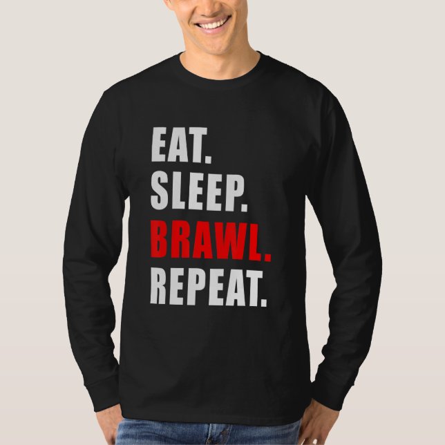 Camiseta Coma A Corda De Sono Para Mulheres, Homens, Crianç (Frente)