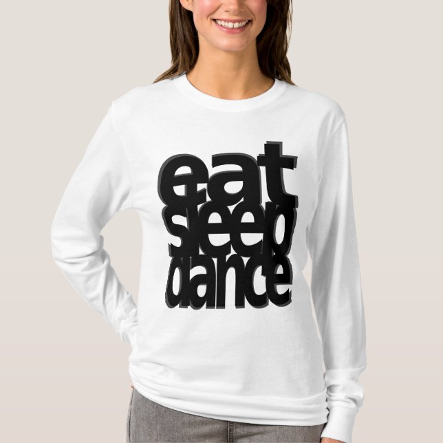 Camiseta coma a dança do sono (Frente)