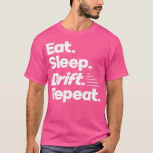 Camiseta Coma a deriva do sono Repita as aspas engraçadas d