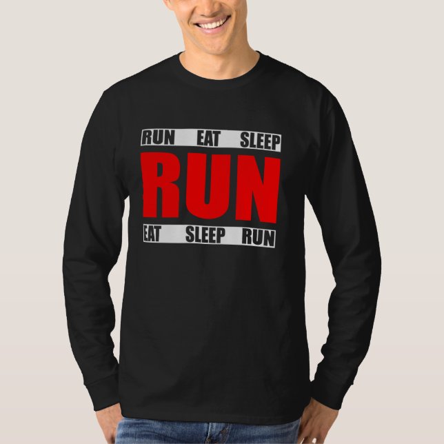 Camiseta Coma a execução de repouso Repetir Citação de Exec (Frente)