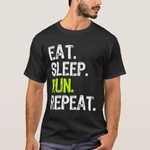 Camiseta Coma a execução do modo de latência Repetir execut