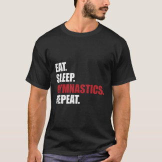 Camiseta Coma a ginástica do sono Repita o Hoodie