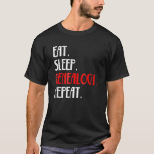Camiseta Coma A História Familiar Da Genealogia Do Sono Rep