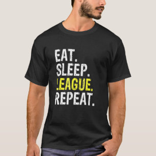 Camiseta Coma a Liga do Sono Repetir Jogos Desportivos