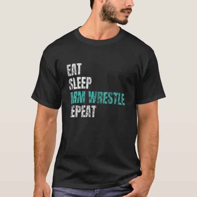 Camiseta Coma a Luta do braço de repouso (Frente)
