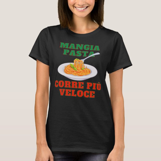 Camiseta Coma a massa mais rápido 1 (Frente)