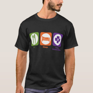 Camiseta Coma a medicina veterinária da prática do sono