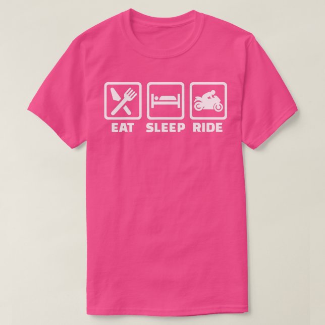 Camiseta Coma a moto de sono (Frente do Design)