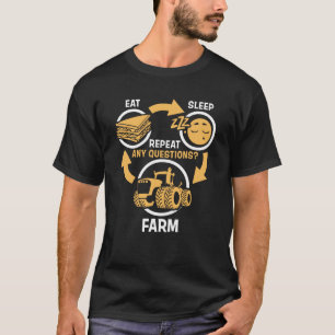 Camiseta Coma a repetição da fazenda do sono - cultivo