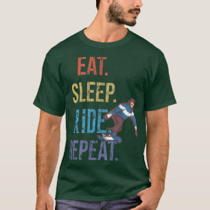 Camiseta Coma a repetição da marcha do sono, Snowboard