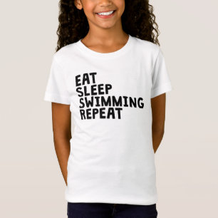 Camiseta Coma a repetição da natação do sono