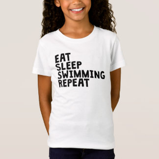 Camiseta Coma a repetição da natação do sono