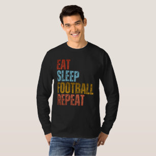 CAMISETA COMA A REPETIÇÃO DE FUTEBOL DE SONO