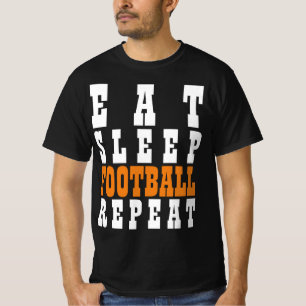 CAMISETA COMA A REPETIÇÃO DE FUTEBOL DE SONO