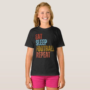 CAMISETA COMA A REPETIÇÃO DE FUTEBOL DE SONO