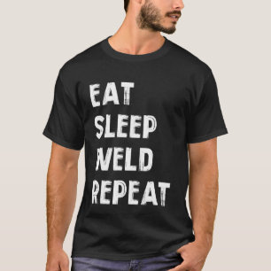 Camiseta Coma a soldadura do sono repetir Flame Metalsmiato