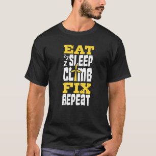 Camiseta Coma a subida do sono Corrigir a energia eólica ve