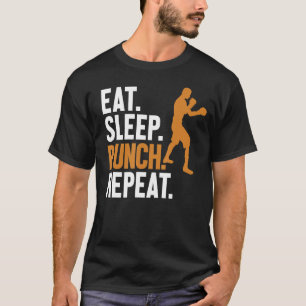 Camiseta Coma a travessura Repetir Kickboxer Boxer Thai Box