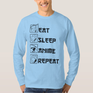 Camiseta Coma anime de repouso