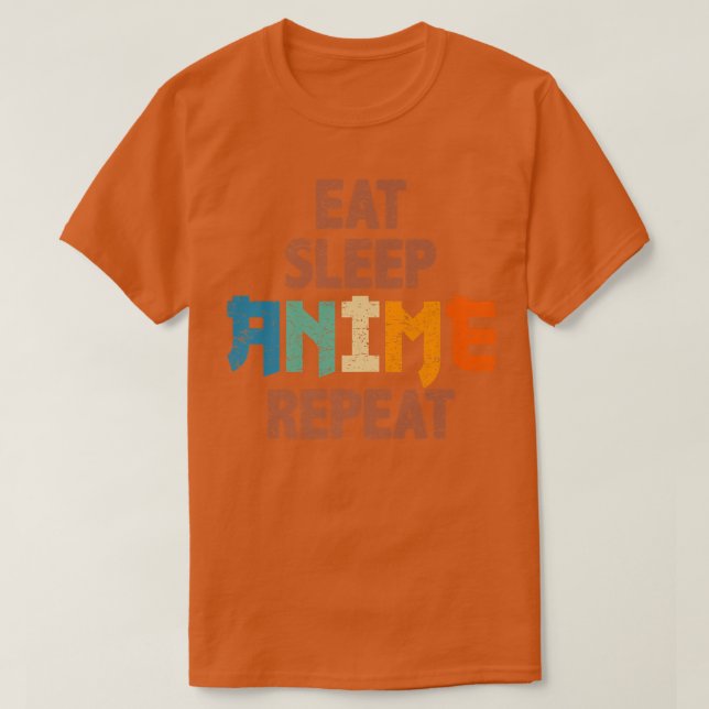 Camiseta Coma Anime De Sono, Anime Engraçado Para Mulheres  (Frente do Design)