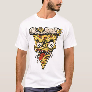 Camiseta Coma Aquele Pizza Sticker - Foodie Vibes Divertido