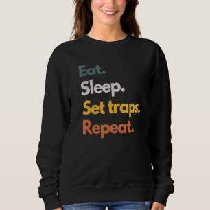 Camiseta Coma Armadilhas De Sono Repetir Caçador E Armador