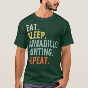 Camiseta Coma Armadillo Caçando Engraçado Armadillo Hunter