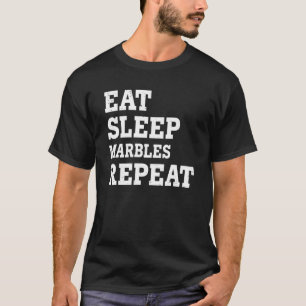 Camiseta Coma as bolas de sono Repetir o sarcástico